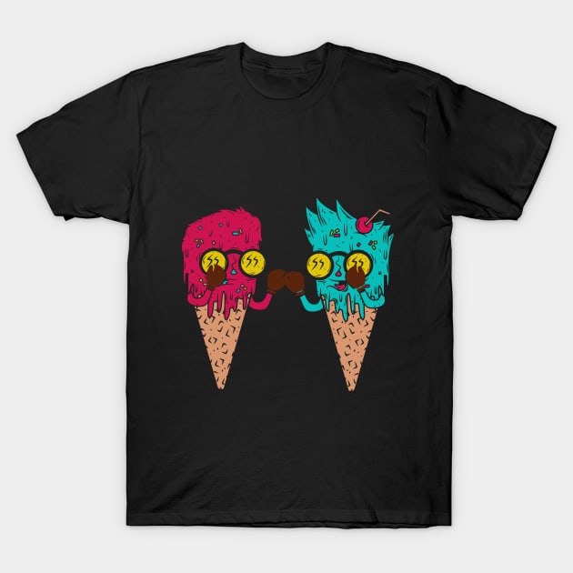 boxing ice cream T-Shirt by yujhin